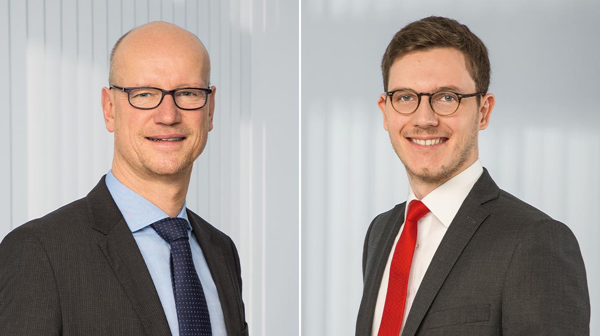 Achim Walde und Dominik Müller vom Currency Management