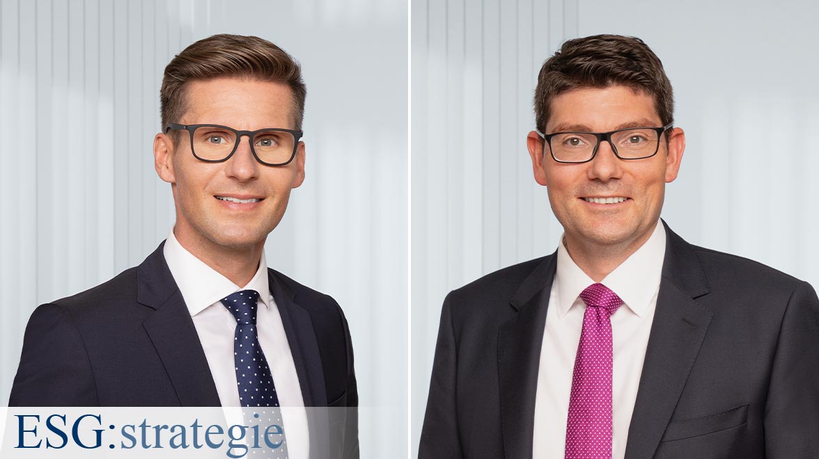 Daniel Sailer und Dr. Philipp Finter, Sustainable Investment Office bei Metzler Asset Management Daniel Sailer und Dr. Philipp Finter, Sustainable Investment Office bei Metzler Asset Management
