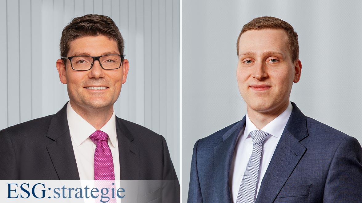 ESG:strategie Philipp Finter und Tristan Krieger