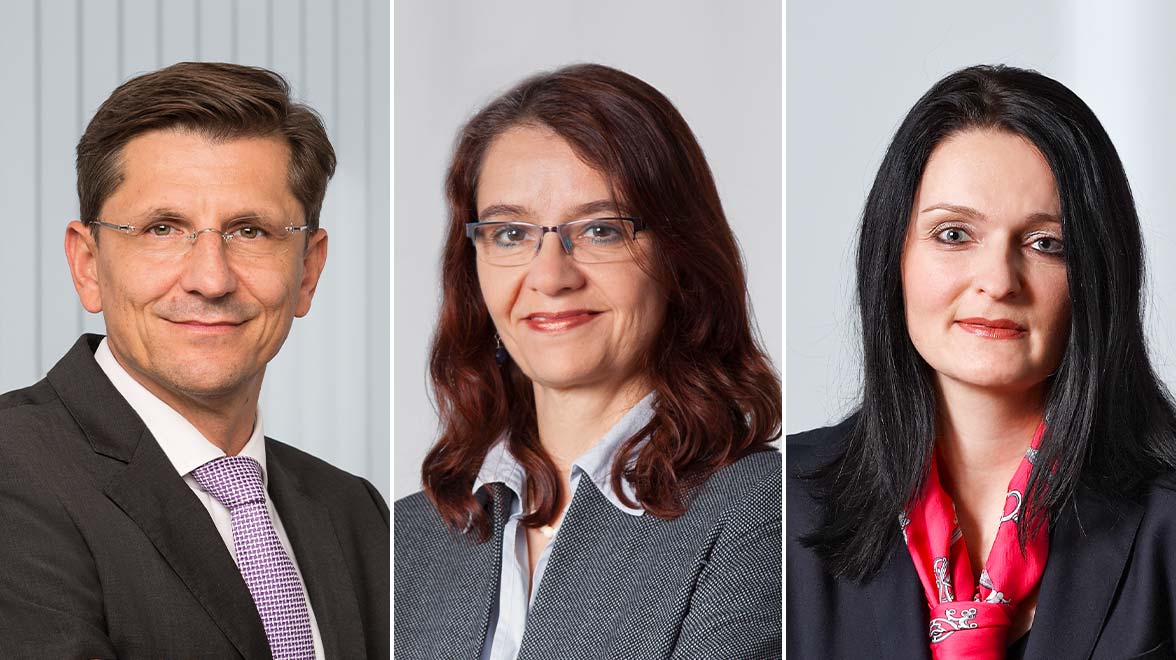 Joseph Bernhart, Ruth Böttcher, und Nicole Reising<br/>