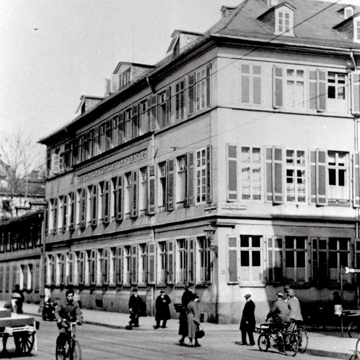 Die Große Gallusstraße in Frankfurt am Main um 1940