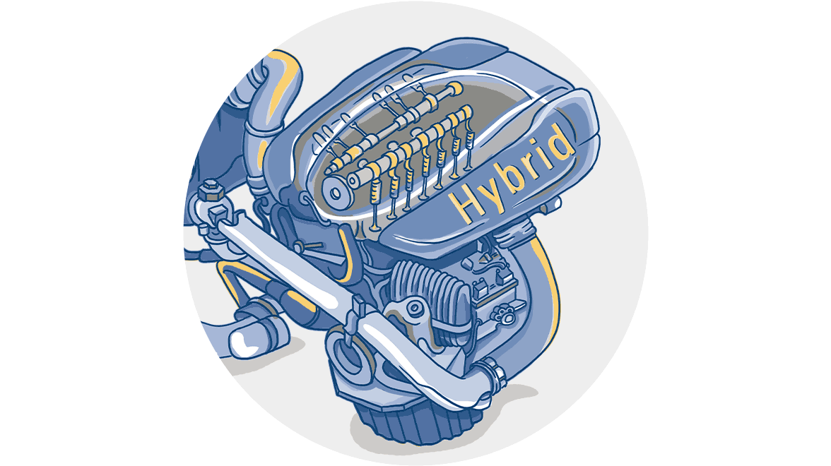 Hybridmotor