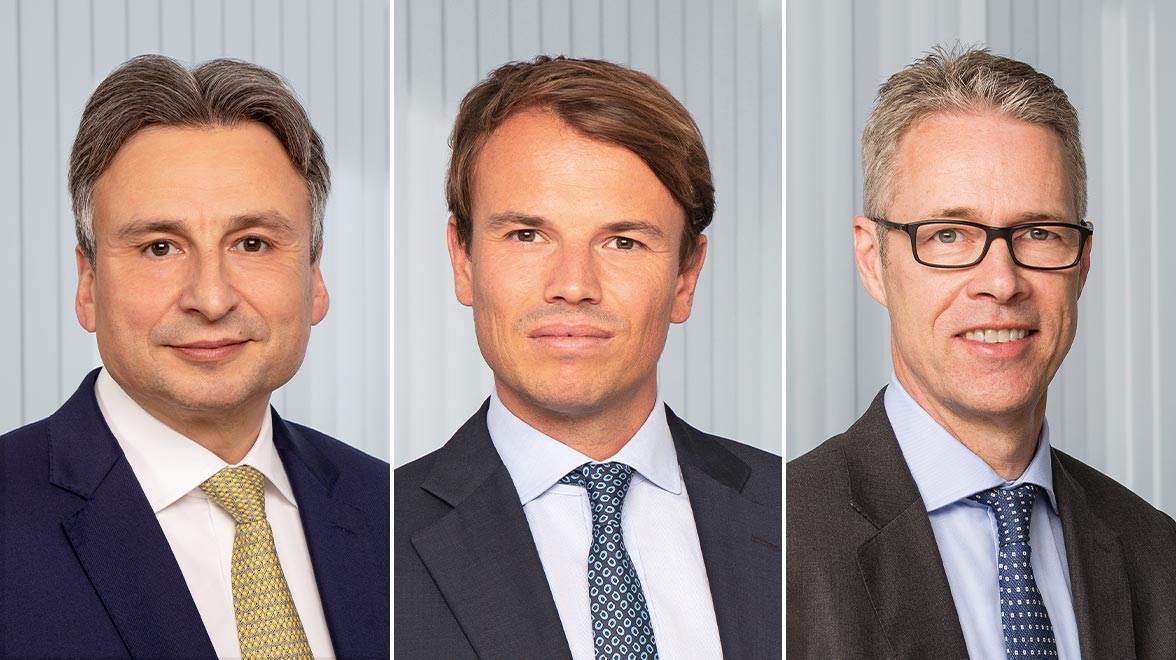 Gerhard Wiesheu, Franz von Metzler, Kim Comperl Gerhard Wiesheu, Franz von Metzler, Kim Comperl